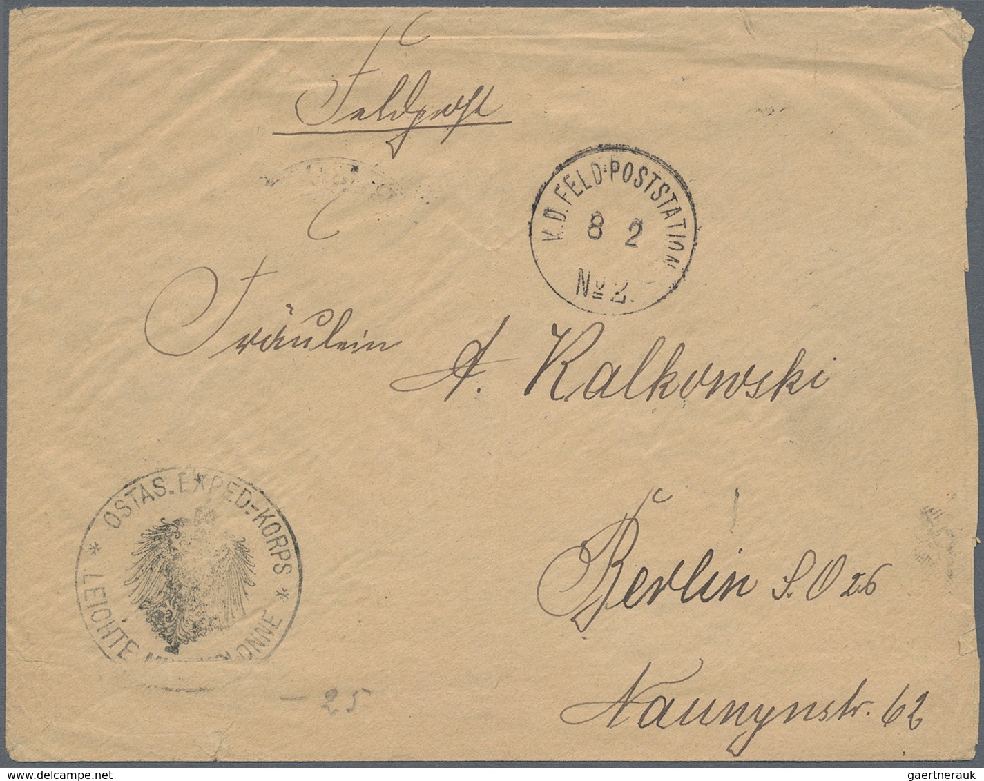 China - Fremde Postanstalten / Foreign Offices: Germany, 1898/1901, Field Posts From Boxer Upheavals - Sonstige & Ohne Zuordnung