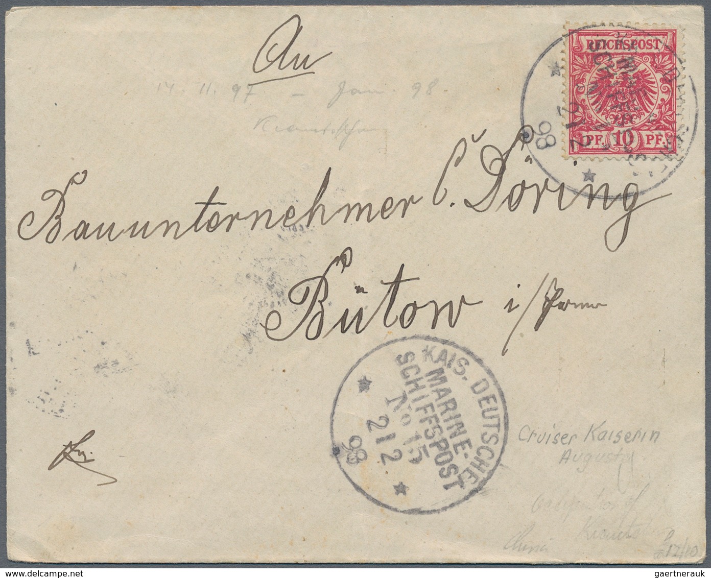 China - Fremde Postanstalten / Foreign Offices: Germany, 1898/1901, Field Posts From Boxer Upheavals - Other & Unclassified