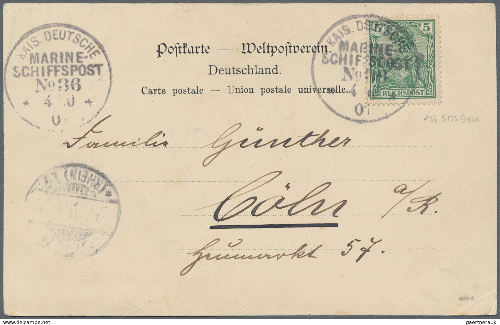 China - Fremde Postanstalten / Foreign Offices: Germany, 1898/1901, Field Posts From Boxer Upheavals - Other & Unclassified