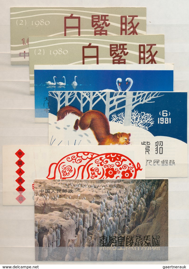 China - Volksrepublik: 1950/1990 (ca.), Balance On Stockpages/loose Material, Some Better Used Sets - Altri & Non Classificati