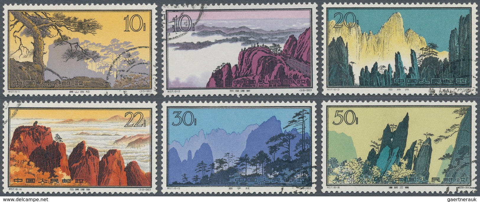 China - Volksrepublik: 1963, Collection Of Commemorative Issues, Mostly CTO Used, But Also Some MNH - Otros & Sin Clasificación