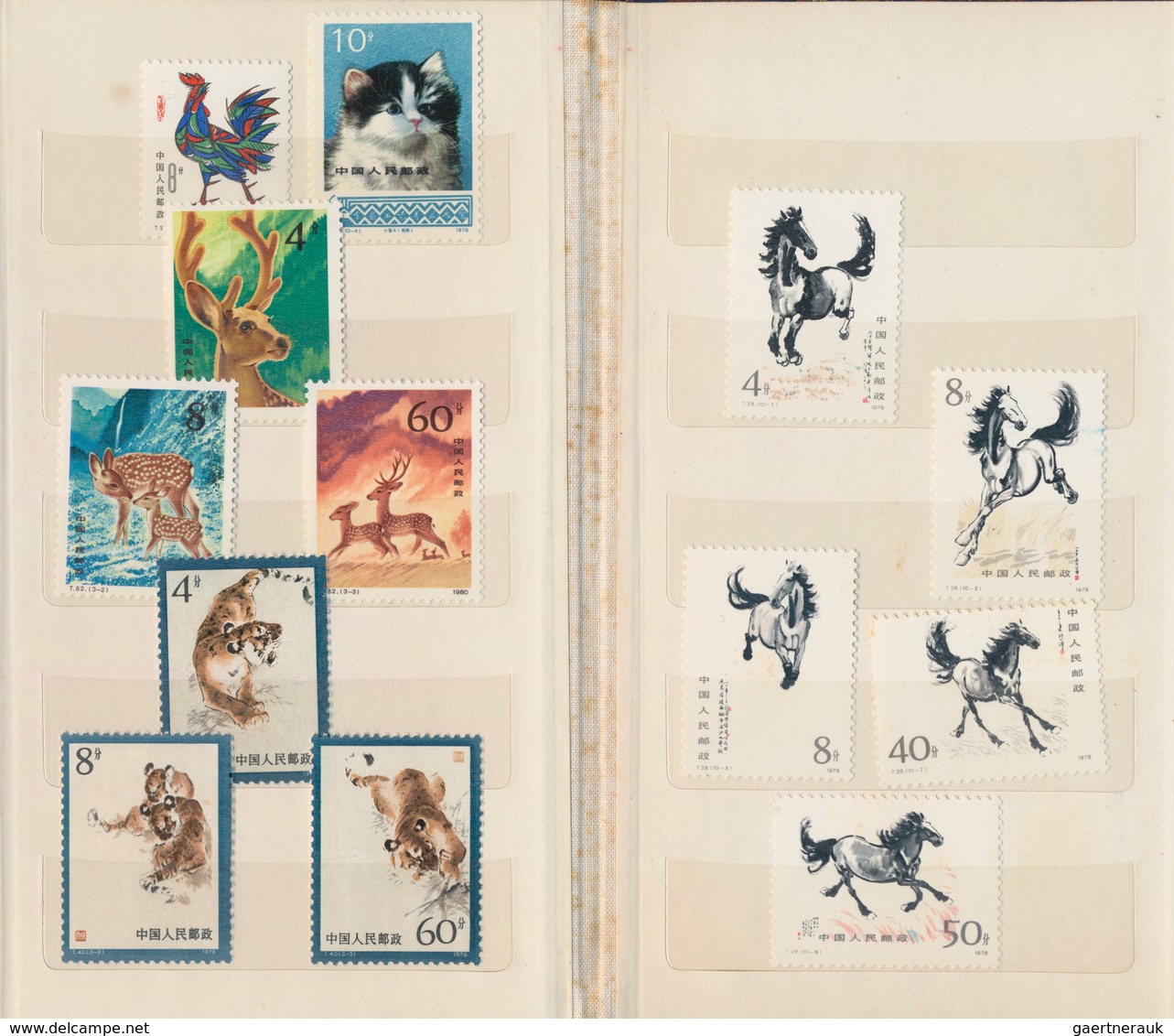 China - Volksrepublik: 1971/1986 (ca.), Accumulation Of Complete Sets MNH In Two Chinese Stockbooks, - Sonstige & Ohne Zuordnung