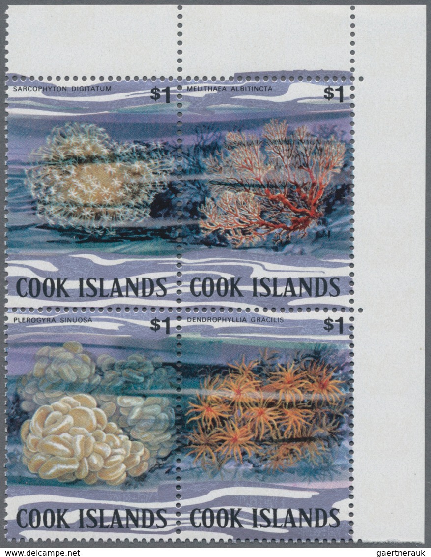 Cook-Inseln: 1974/1991, Duplicated Accumulation Incl. AITUTAKI, NIUE And PENRHYN In Box With Very Ma - Islas Cook