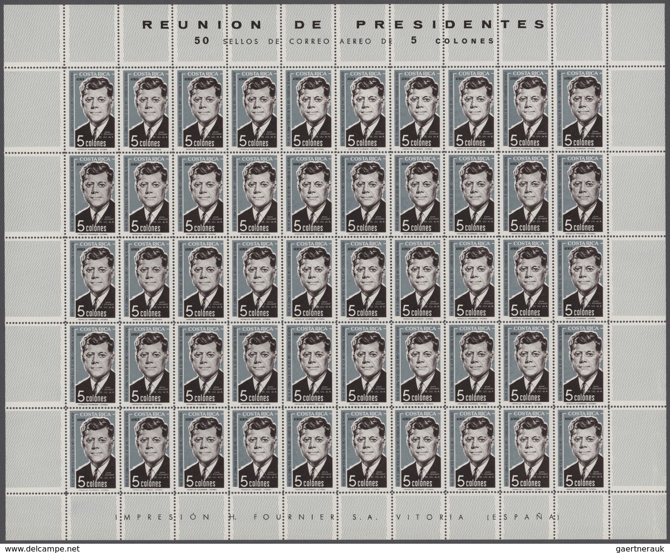 Costa Rica: 1963/1964, Big Investment Accumulation Of Full Sheets And Part Sheets. In Total 8.800 Se - Costa Rica