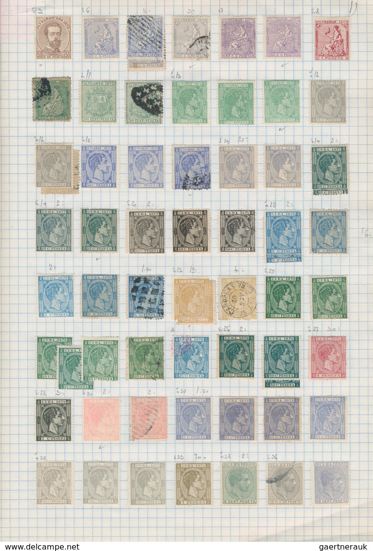 Cuba: 1873/1980 (ca.), Used And Unused Collection Arranged On Pages, From Good Section Spanish Colon - Otros & Sin Clasificación