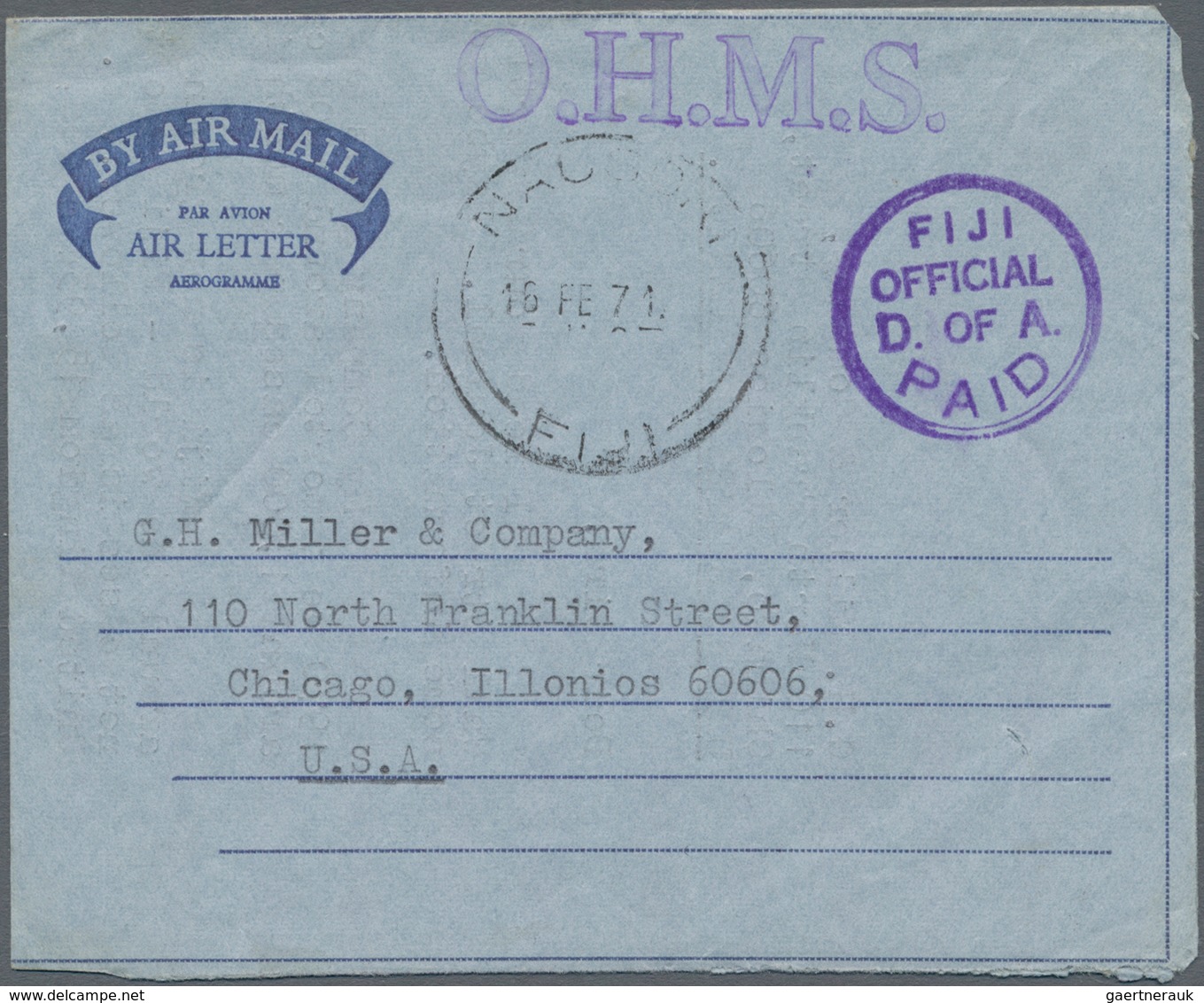 Fiji-Inseln: 1948/2000 (ca.), Accumulation With Approx. 1.000 POSTAL STATIONERIES Incl. Aerogrammes, - Fiji (...-1970)