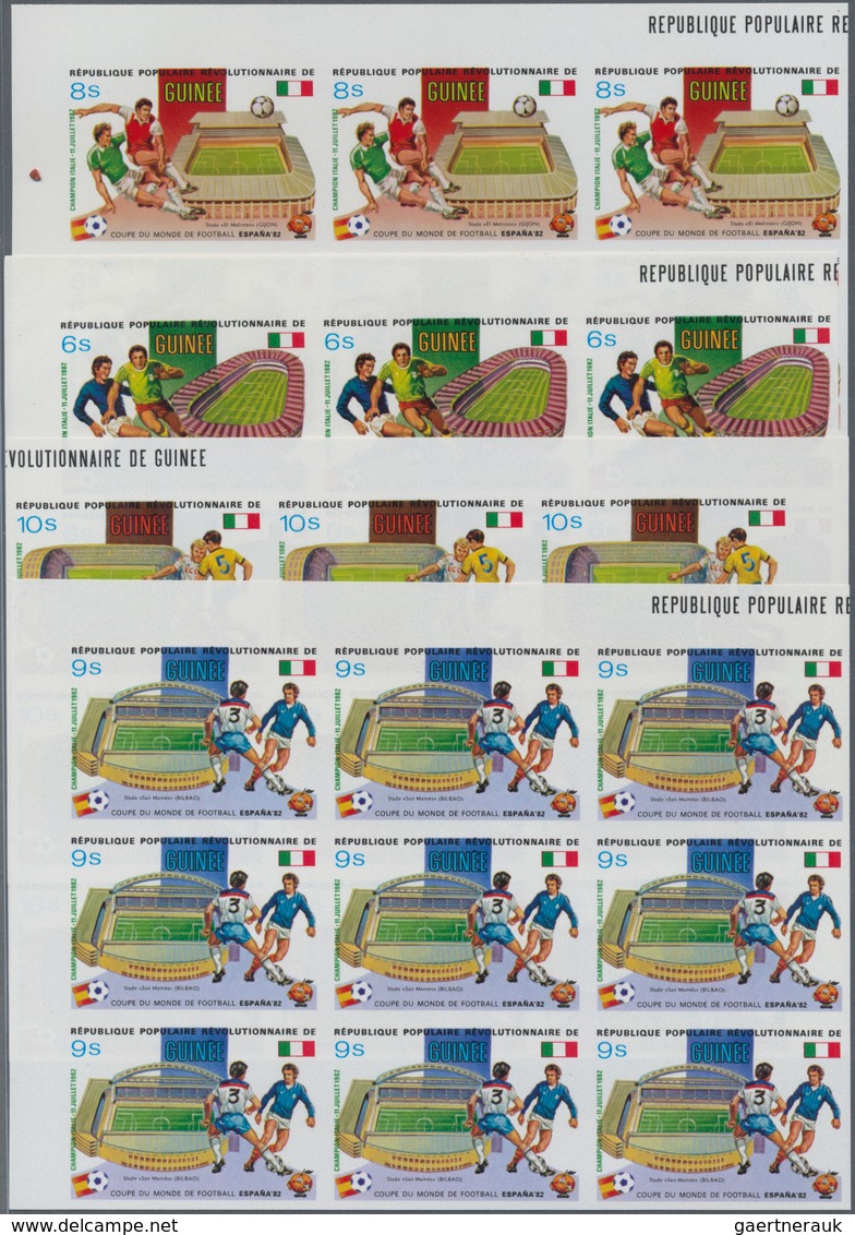 Guinea: 1968/1983, Big Investment Accumulation Of Full Sheets And Part Sheets. Varying Quantity: Fro - República De Guinea (1958-...)