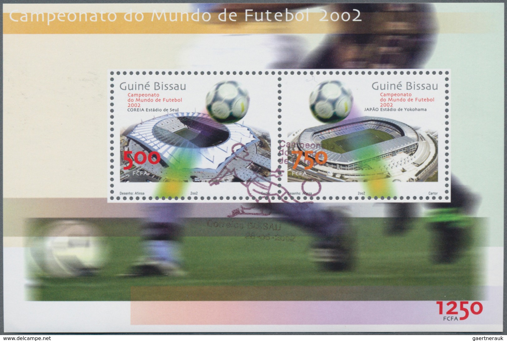 Guinea-Bissau: 2001/2002, Stock Of Complete Sets And Souvenir Sheets Cancelled To Order Or On F.D.C. - Guinea-Bissau