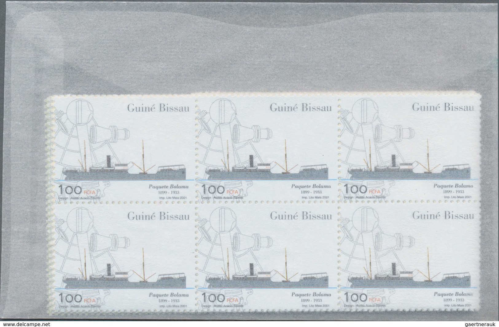 Guinea-Bissau: 2001/2002, stock of thousands of complete sets (often in units or sheets) and souveni