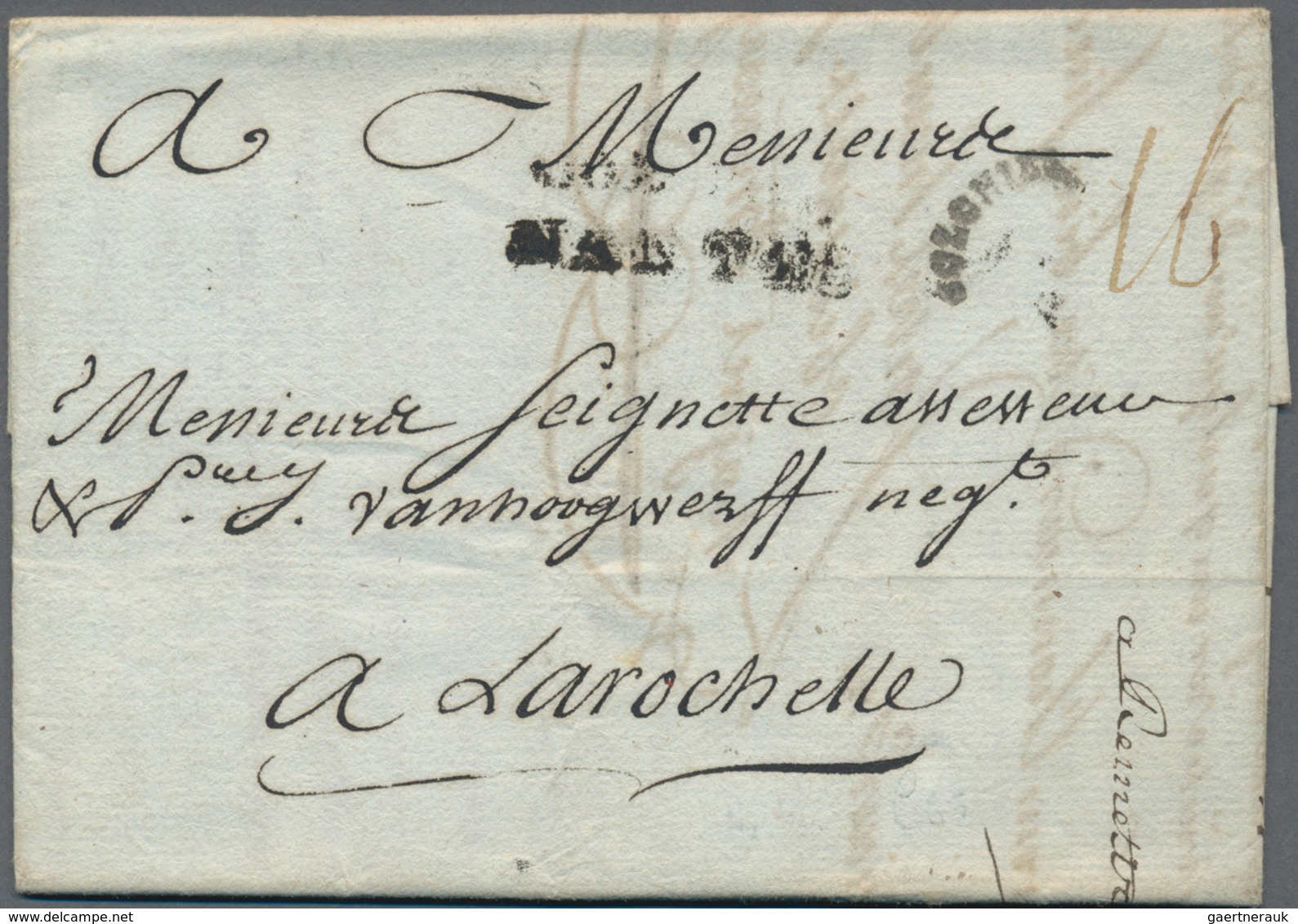 Haiti: 1770/1791, Five Letter From PORT AU PRINCE; CAP (2) And ST. MARC (2) To France With French La - Haití