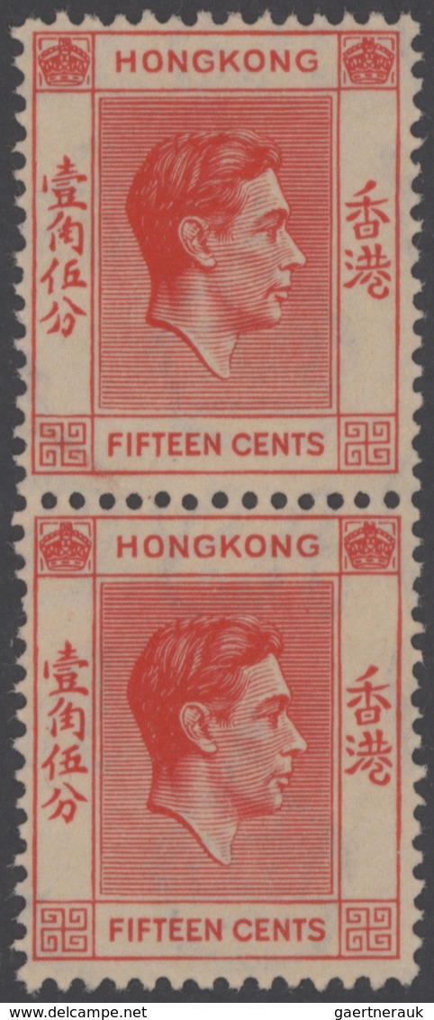 Hongkong: 1880's Ff.: 20 Picture Postcards, Covers And Postal Stationery Items Plus Unused Pair Of K - Other & Unclassified