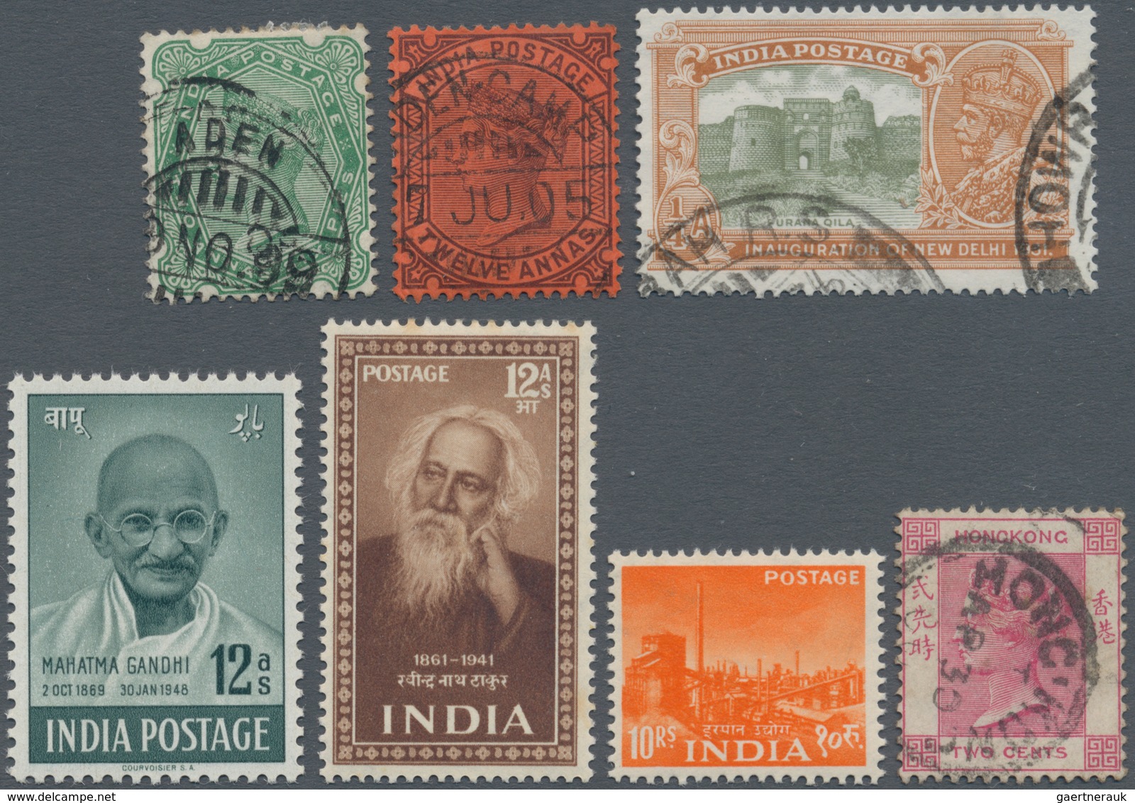 Indien: 1855-1990's, Collection And Assortment Of Thousands Of Mint And Used Stamps, From Early Brit - 1854 East India Company Administration