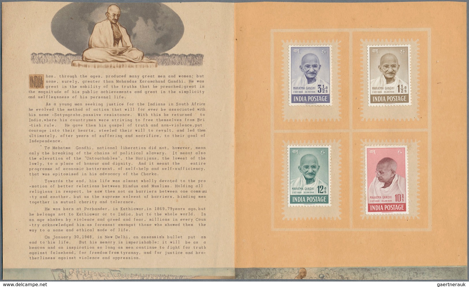 Indien: 1947-modern: Collection Of More Than 30 Presentation Folders, Souvenir Albums And Few Other - 1854 Compañia Británica De Las Indias