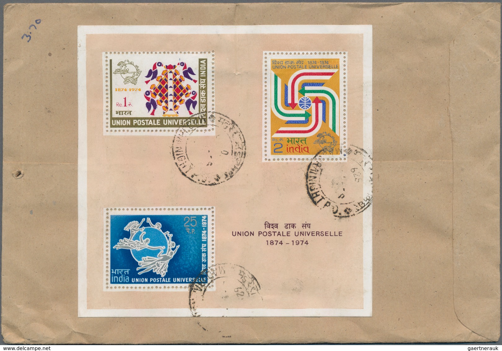 Indien: 1970's-1990's: About 120 Covers, Postcards And FDCs, Many Sent To Europe, With Some Good Fra - 1854 East India Company Administration