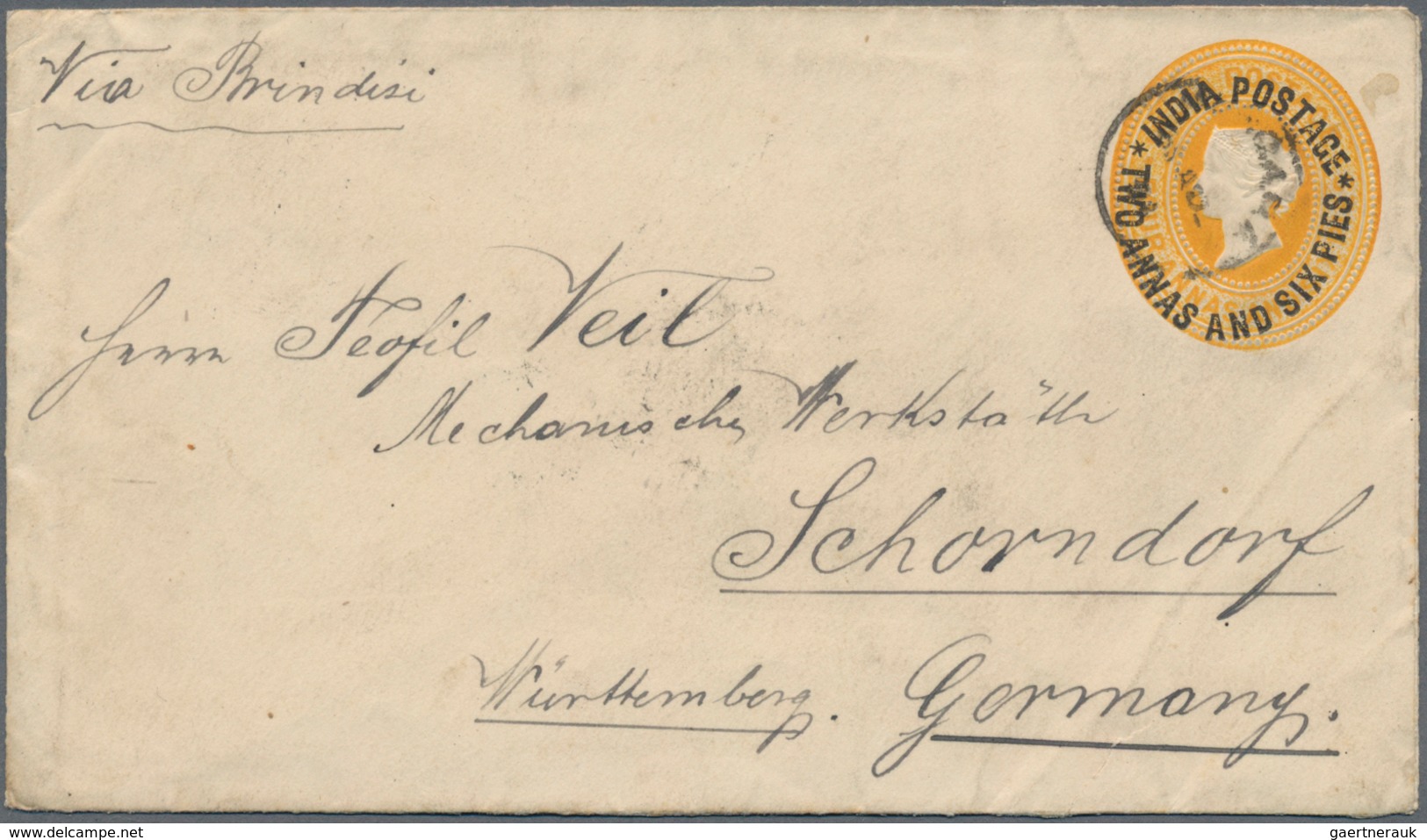 Indien - Ganzsachen: 1860's-1940's Ca.: More Than 100 Postal Stationery Envelopes, Cards, Double Car - Unclassified