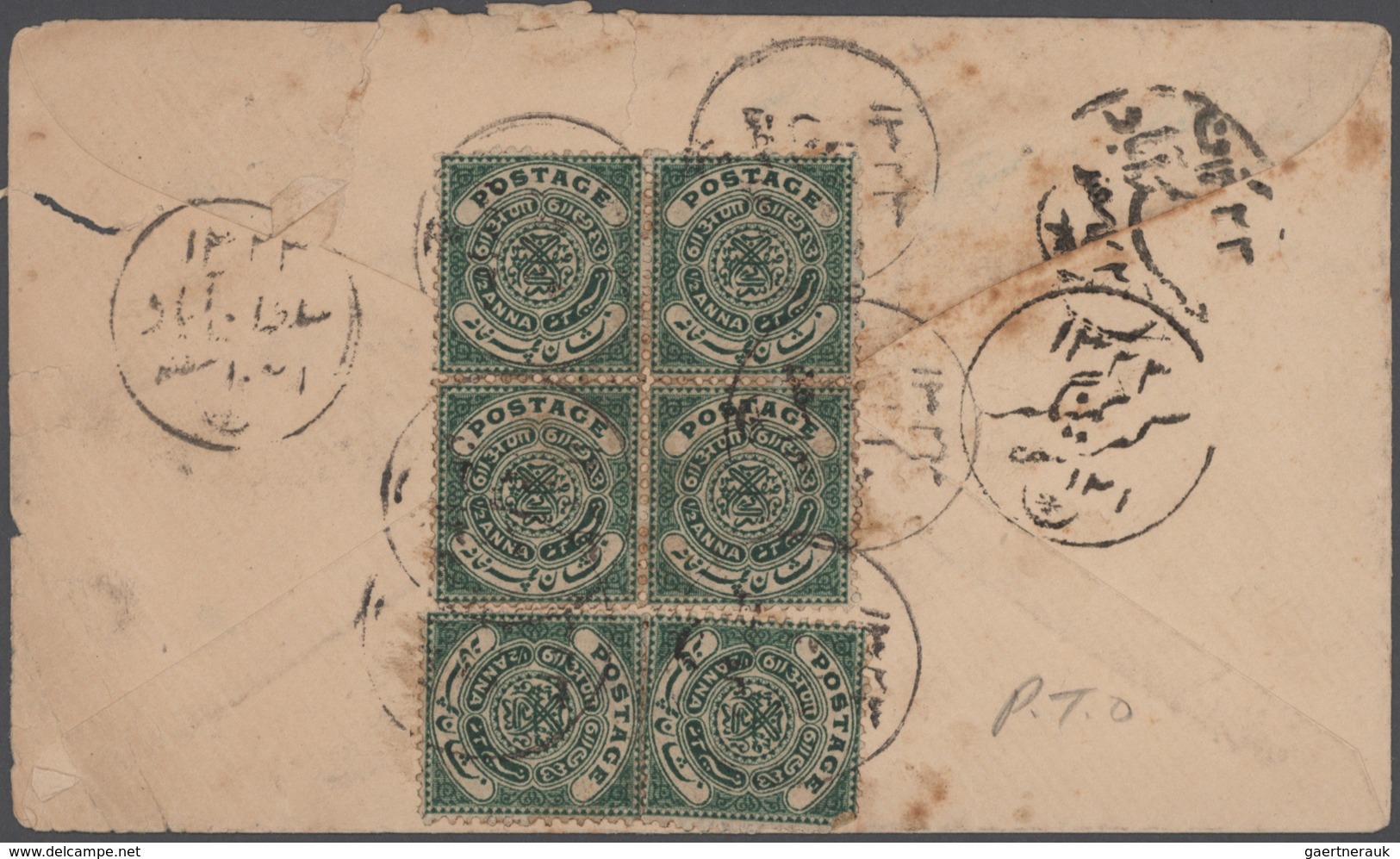 Indien - Feudalstaaten: 1850/1947 (ca.), interesting postal history collection of the Indian Feudato