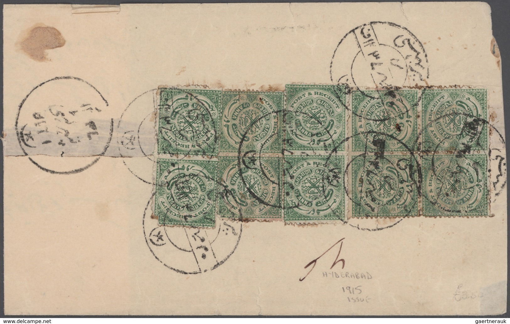Indien - Feudalstaaten: 1850/1947 (ca.), interesting postal history collection of the Indian Feudato