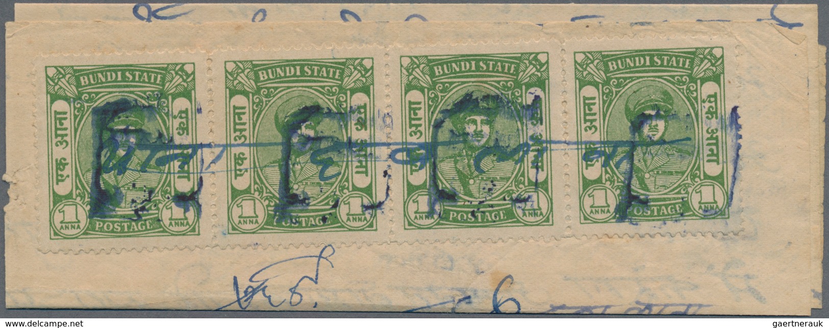 Indien - Feudalstaaten: 1880's-1940's: More Than 150 Covers, Postcards, Postal Stationery Items And - Sonstige & Ohne Zuordnung