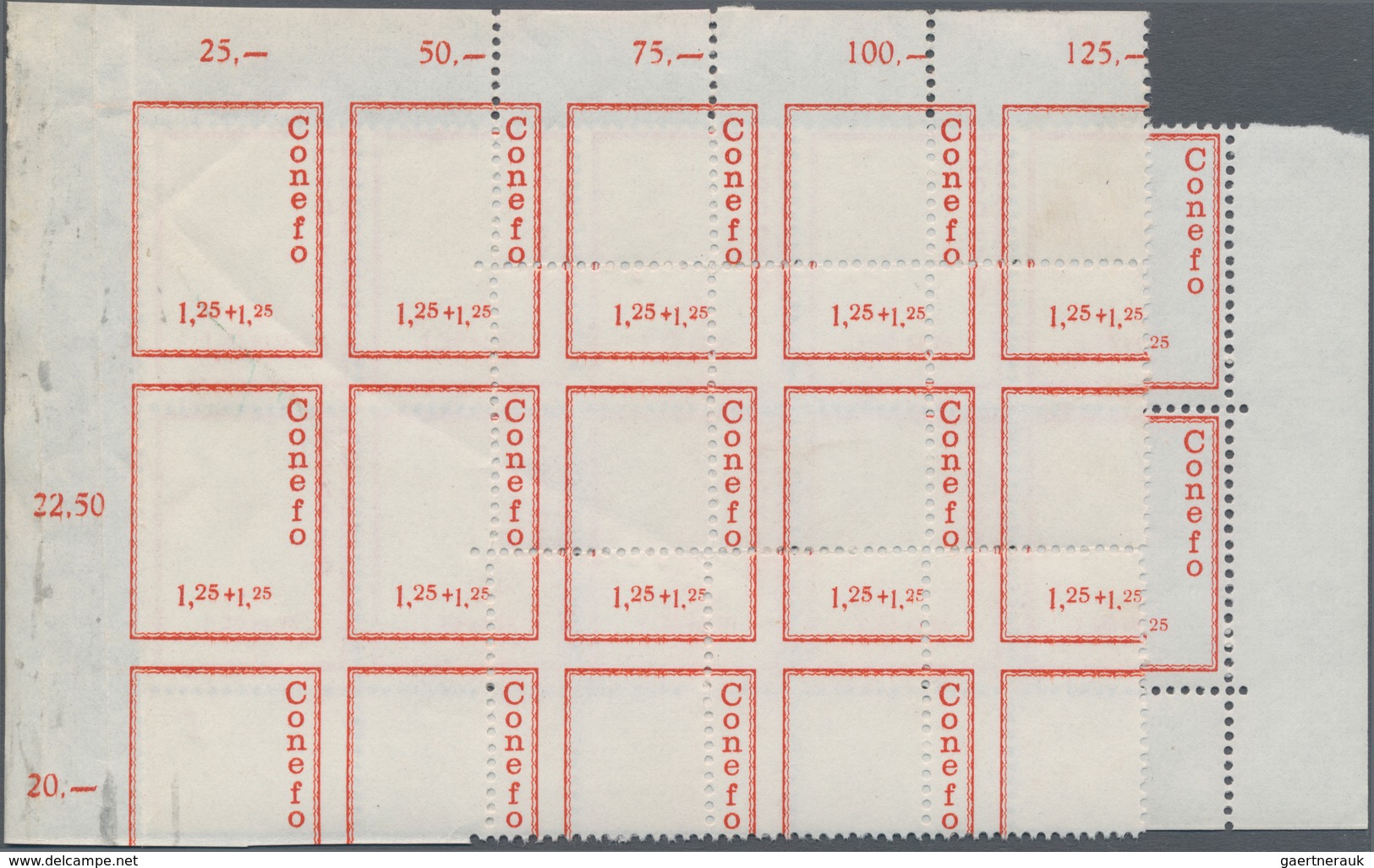 Indonesien: 1965, Conference CONFEO ‚President Sukarno‘ 1.25+1.25rp. With RED ORANGE OMITTED (presid - Indonesien