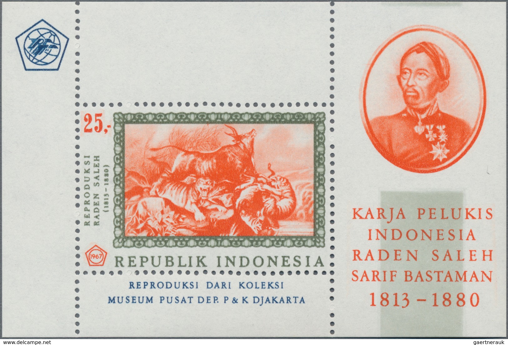 Indonesien: 1967/1970, Small Duplicated Accumulation With 49 Miniature Sheets In Six Types Incl. Som - Indonesien