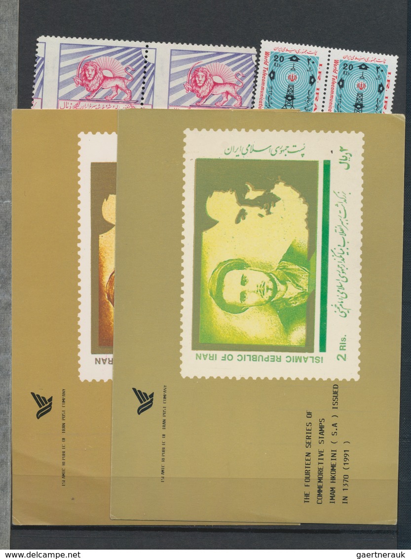 Iran: 1870-1980 Ca., Small Album Containing First Issues, Few Signed Sadri, To Modern Varieties, Per - Iran