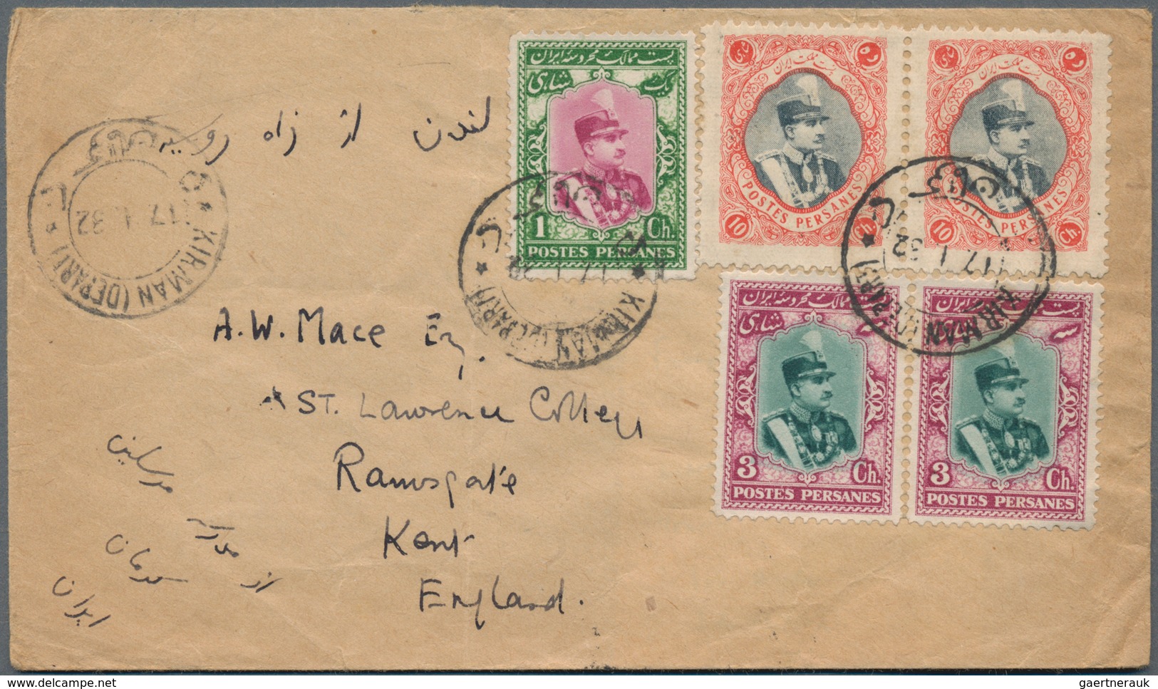 Iran: 1900-60 ca., 86 covers and 25 mint and used postal stationerys in album, first flights and air