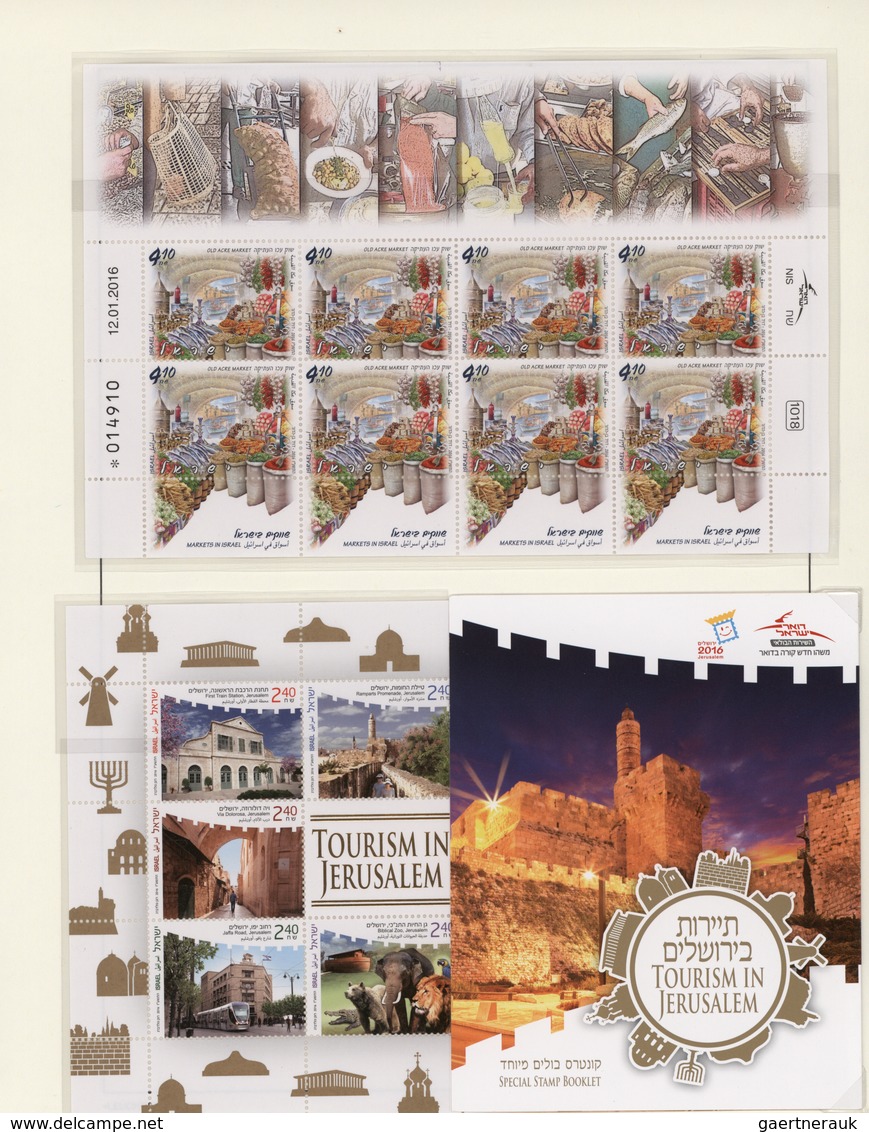 Israel: 1948/2016 (ca.), with three big lots we offer the legacy of a great Israel collector. This l