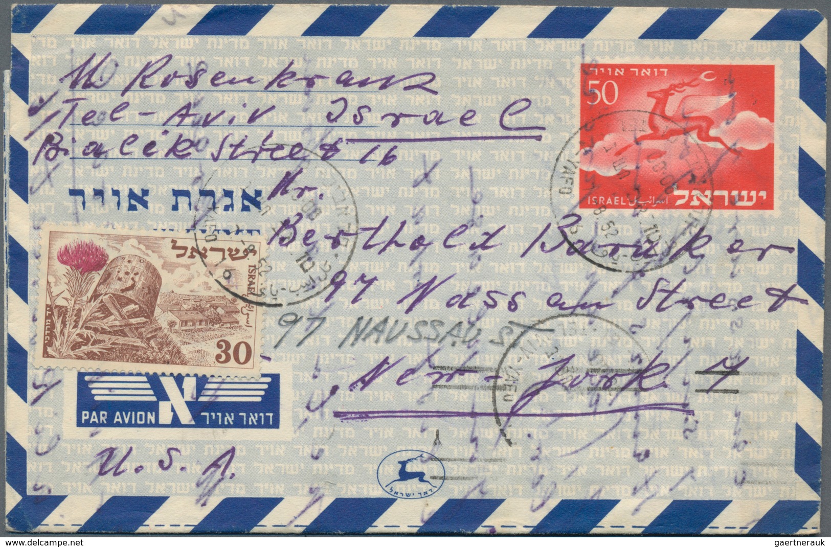 Israel: 1949/85 Ca. 730 Unused/CTO-used And Commercially Used Postal Stationeries, Incl. Postal Stat - Usados (sin Tab)