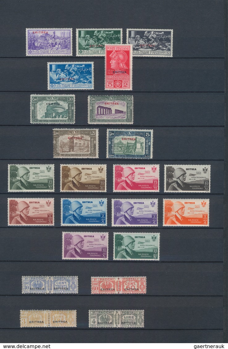Italienisch-Eritrea: 1893/1934, A Mint High-class Collection Incl. Many Interesting And Better Issue - Eritrea