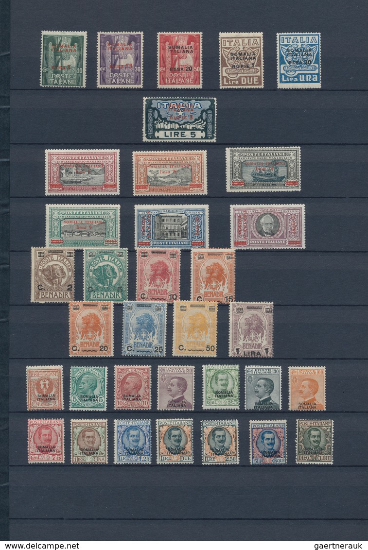 Italienisch-Somaliland: 1906/1936, A Mint High-class Collection Showing Many Better Items, E.g. 1906 - Somalia