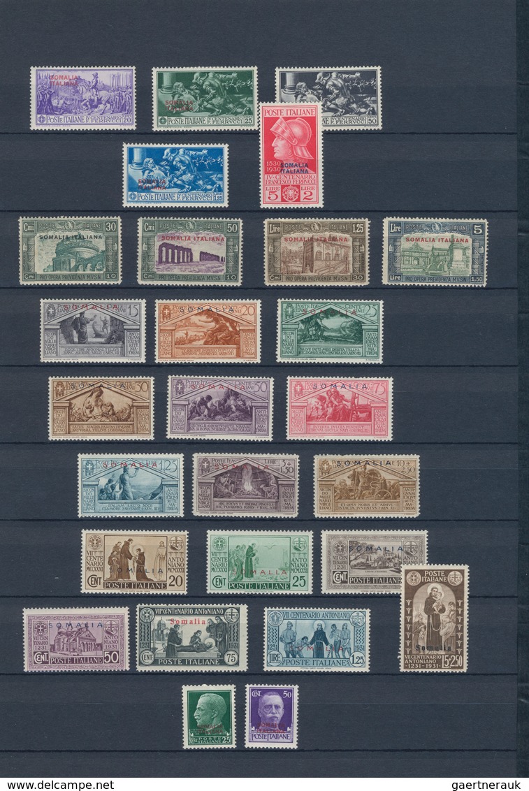 Italienisch-Somaliland: 1906/1936, A Mint High-class Collection Showing Many Better Items, E.g. 1906 - Somalia