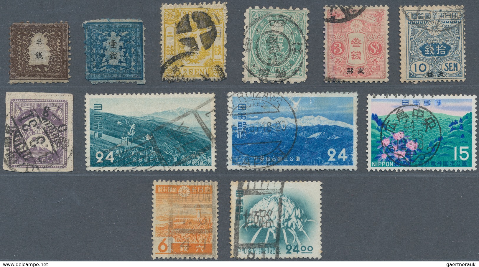 Japan: 1872/1980, Mint Inc. MNH And Used Collection In Mounts On Self-created Pages In Three Binders - Andere & Zonder Classificatie