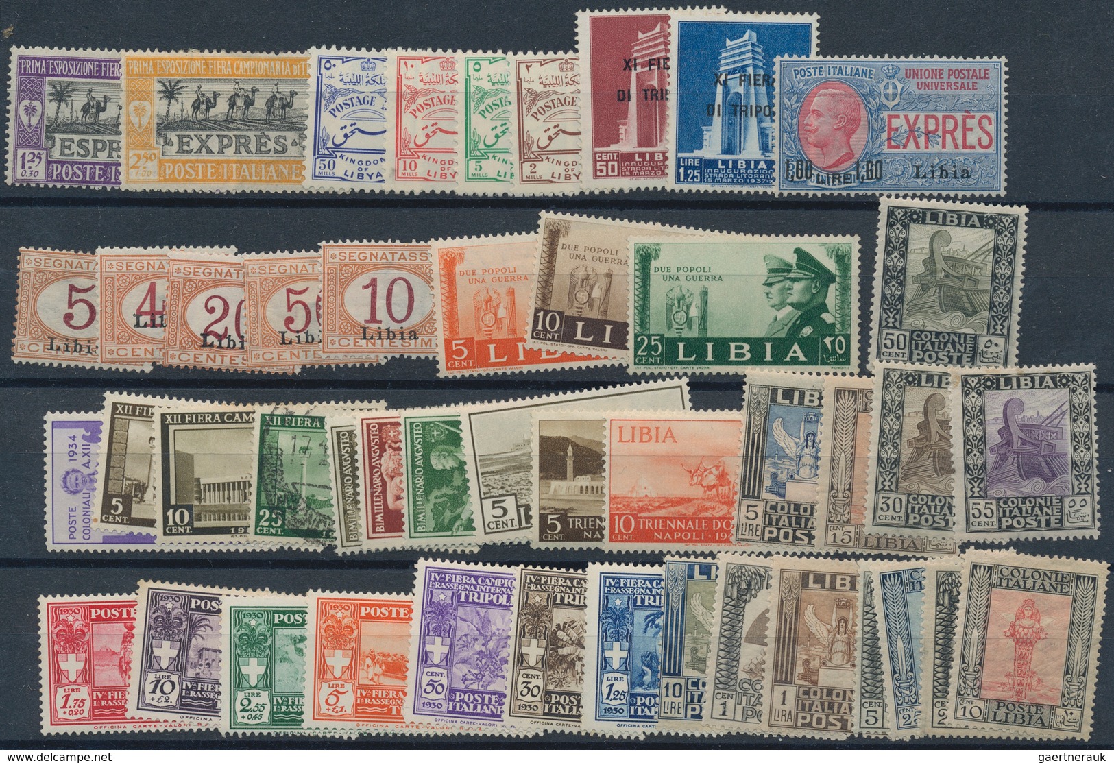 Libyen: 1920/2004 (ca.), Mainly Mint Balance From Italian Period On Retail Pages/stockcards/loose Ma - Libyen