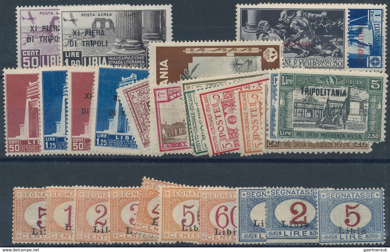 Libyen: 1920/2004 (ca.), Mainly Mint Balance From Italian Period On Retail Pages/stockcards/loose Ma - Libyen