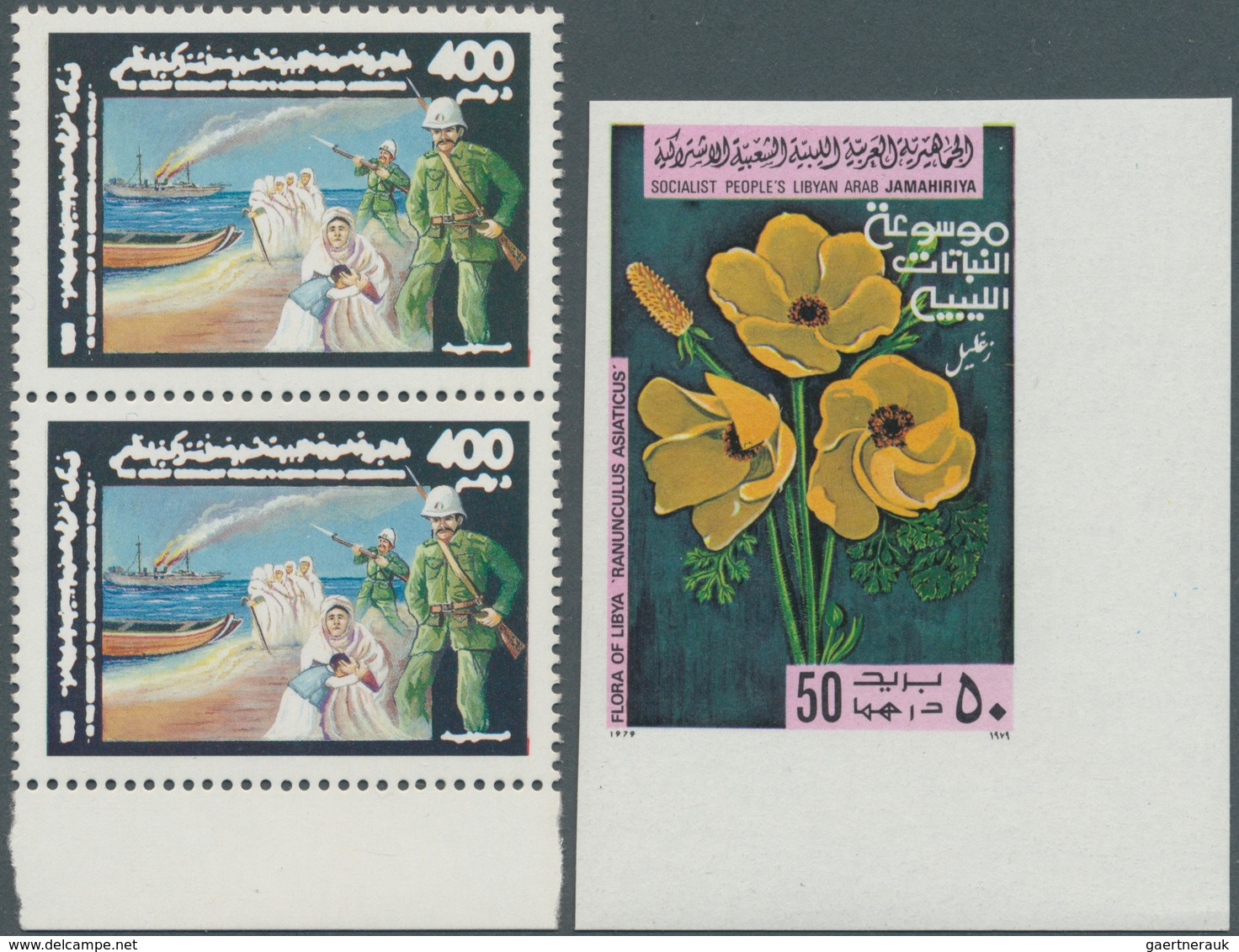 Libyen: 1977/1995 (ca.), Collection In Two Stockbooks With Many Complete Sets Incl. Se-tenant And Im - Libia