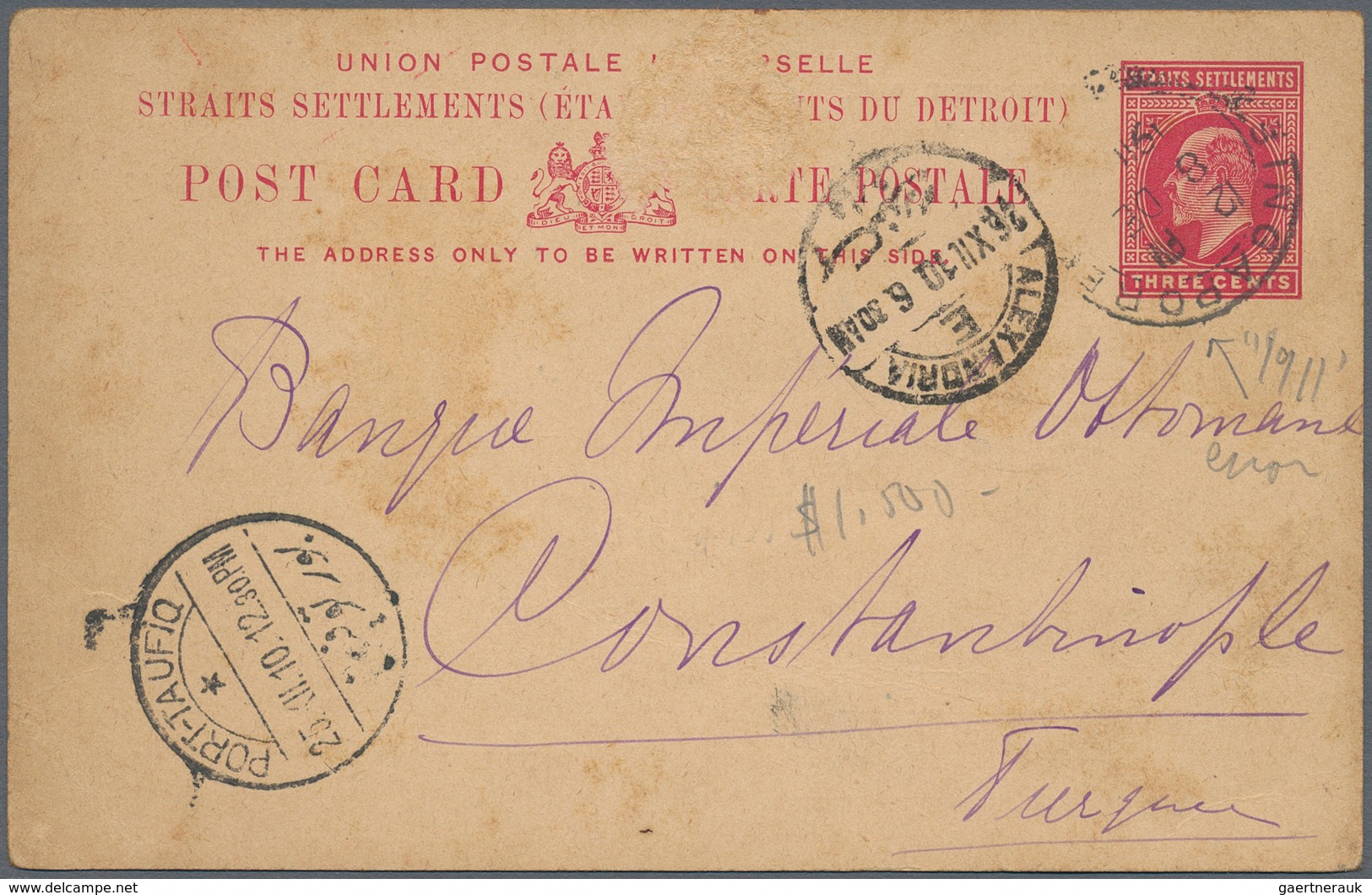 Malaiische Staaten - Straits Settlements: 1879-1940's POSTAL STATIONERY: Collection Of More Than 180 - Straits Settlements