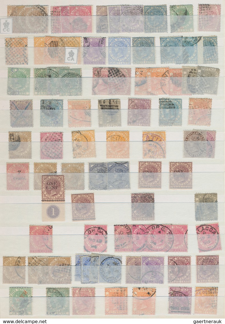 Malaiische Staaten: 1867-1970 Ca.: Collection Of Hundreds Of Mint And Used Stamps From Various State - Federated Malay States