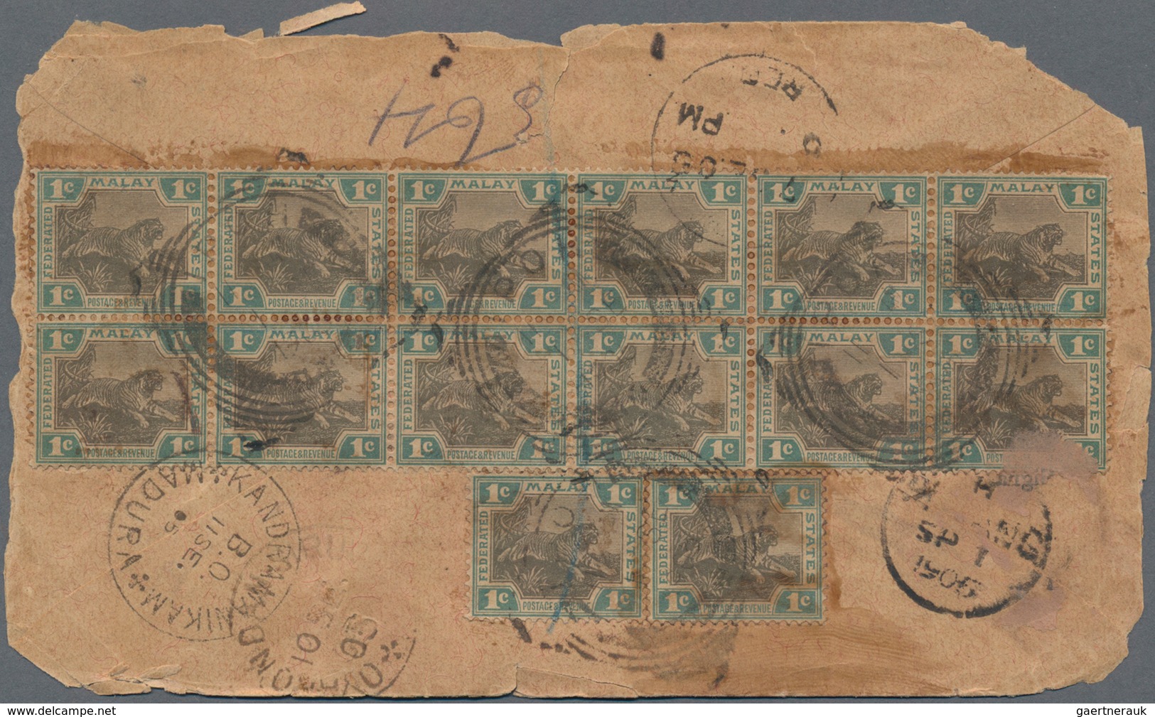 Malaiische Staaten - Perak: 1903 Onwards, About 150 Covers Including Many Registered, And With Postm - Perak