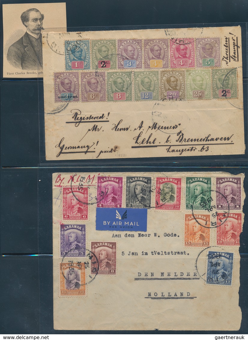 Malaiische Staaten - Sarawak: 1869-1947, Comprehensive Collection Of Mint And Used Stamps, Nine Cove - Otros & Sin Clasificación