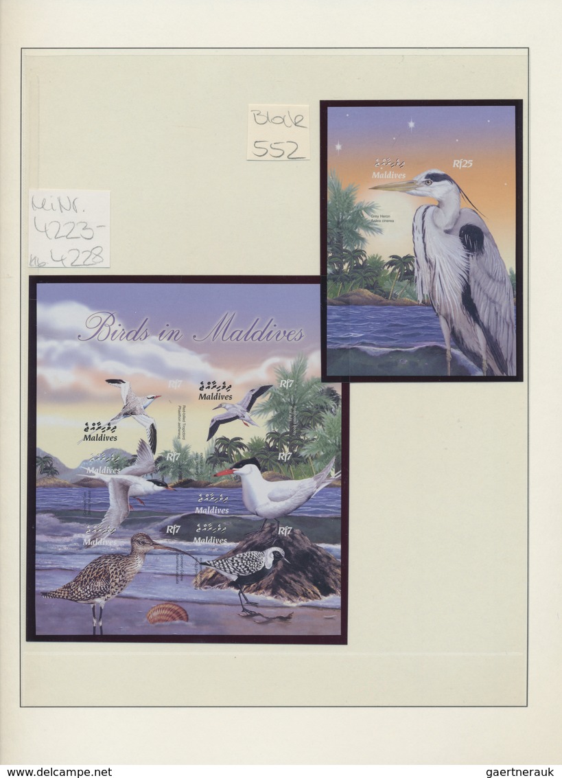 Malediven: 2000/2004. An Exotic Collection With Imperforate Mint, Nh, Issues, Which To Our Knowledge - Malediven (1965-...)