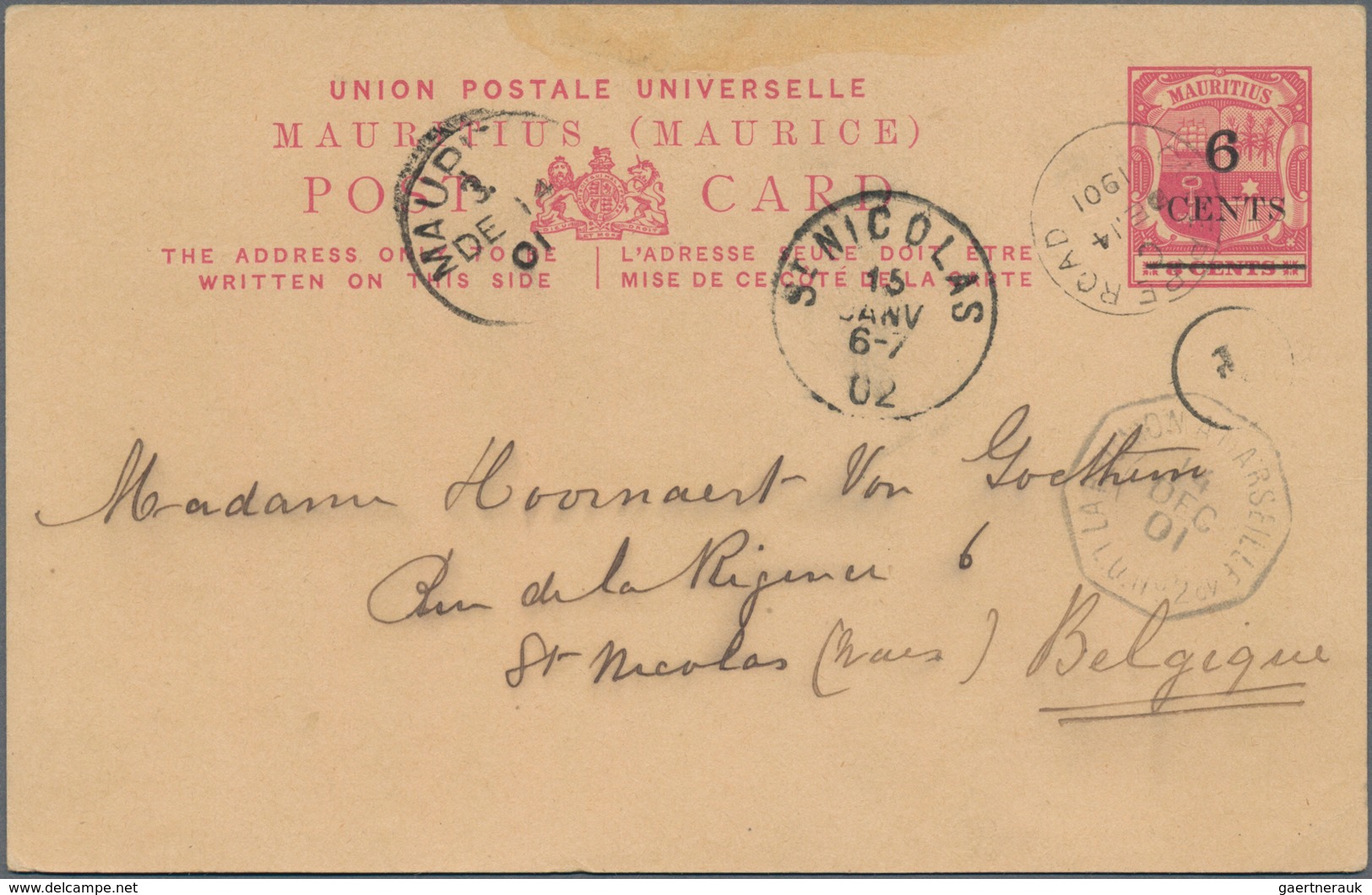 Mauritius: 1860's-1920's POSTAL STATIONERY: Collection Of 32 Postal Stationery Cards, Envelopes And - Mauritius (...-1967)