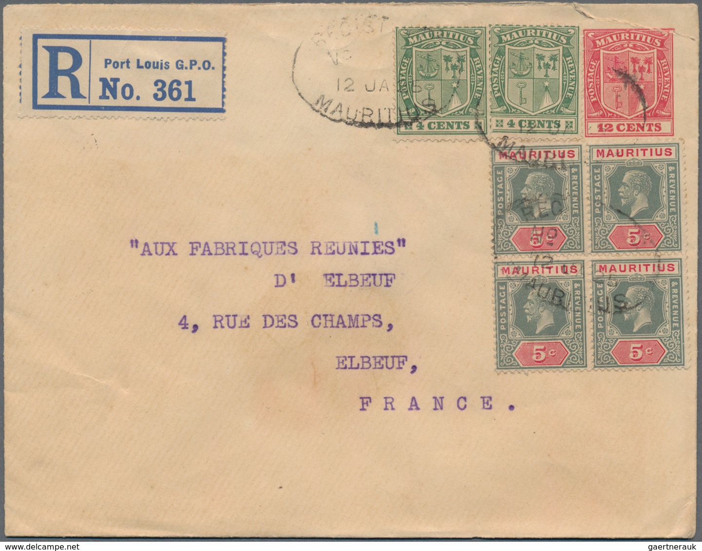 Mauritius: 1860's-1920's POSTAL STATIONERY: Collection of 32 postal stationery cards, envelopes and