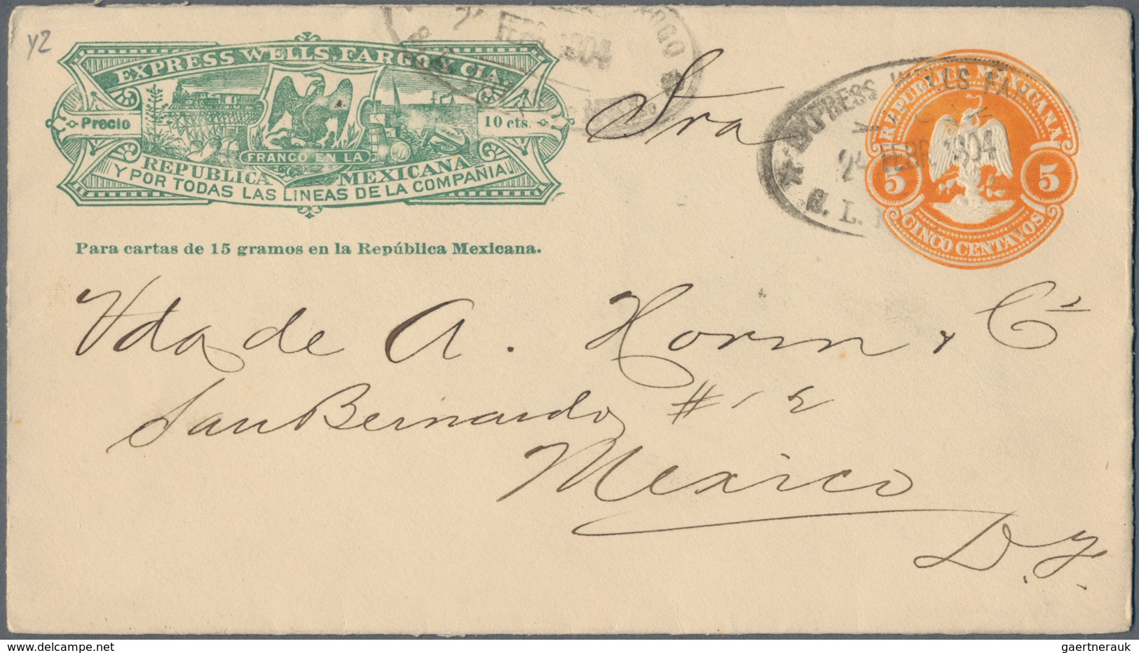 Mexiko: 1870-1960, Vielseitiger Posten Mit Etwa 200 Briefen, Belegen Und Ganzsachen, Dabei Viele Kle - Mexiko
