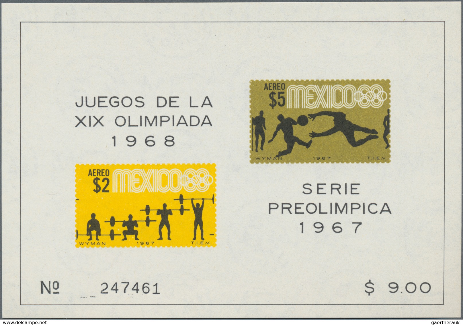 Mexiko: 1965/1967, Summer Olymics 1968 In Mexico-City Accumulation With 691 Miniature Sheets Mostly - México