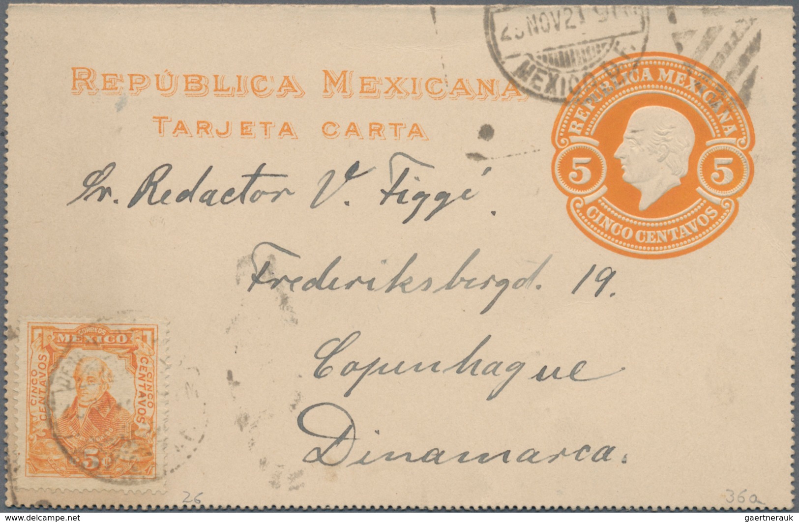 Mexiko - Ganzsachen: 1880/1940 (ca.), Collection Of Apprx. 300 Used+unused Stationeries, Comprising - Messico