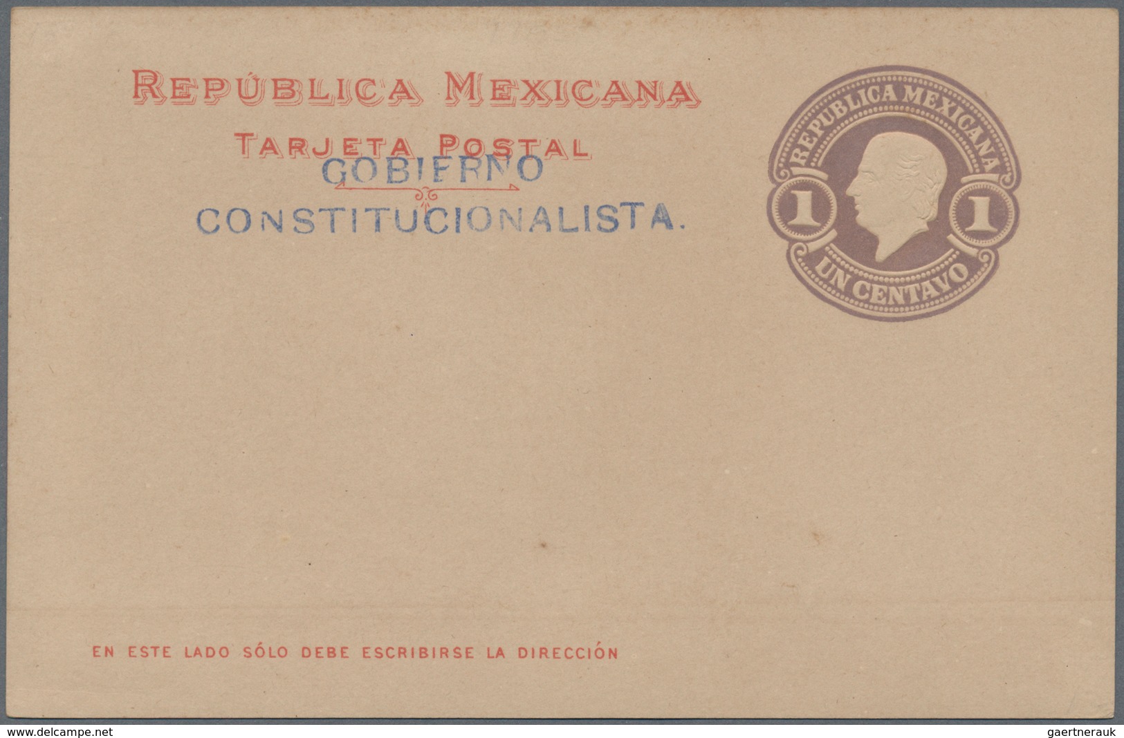 Mexiko - Ganzsachen: 1880/1940 (ca.), Collection Of Apprx. 300 Used+unused Stationeries, Comprising - Mexiko
