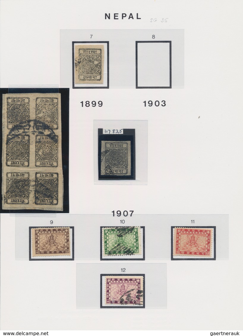 Nepal: 1886 – 1981, Nearly Complete Collection Starting With 13 Classics - Five Of Them With Royal P - Népal