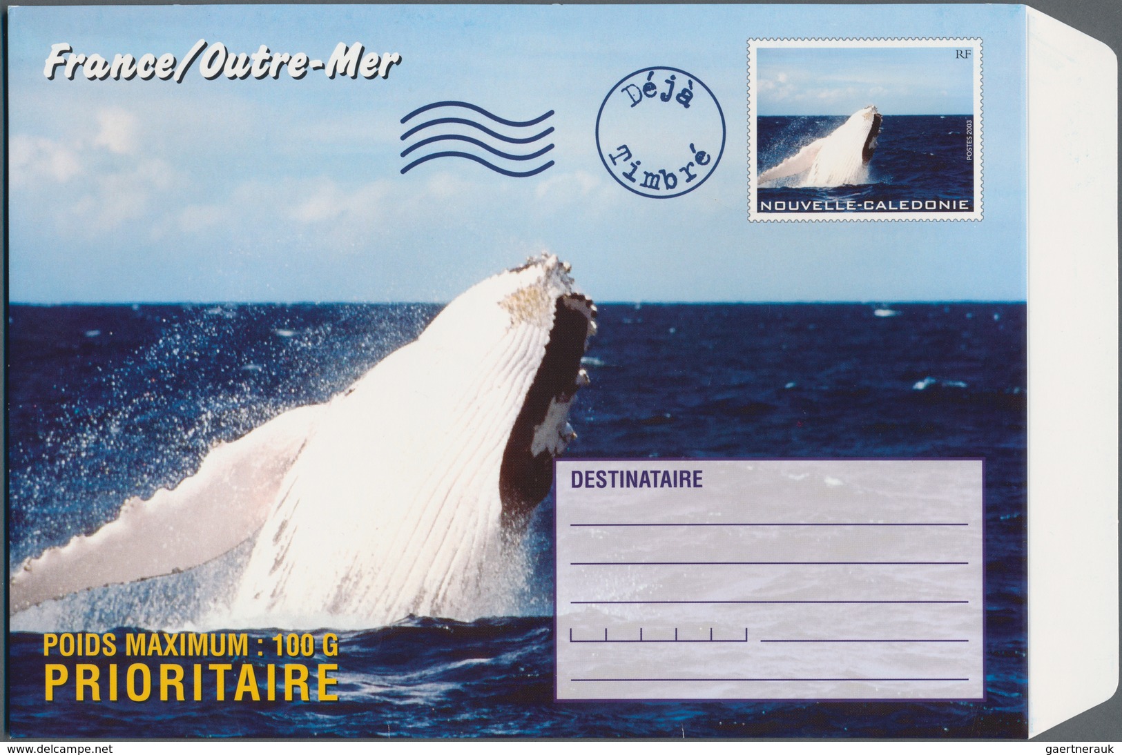 Neukaledonien: 2000/2004 (ca.), Accumulation With Approx. 500 PRE-STAMPED ENVELOPES With Some Differ - Storia Postale