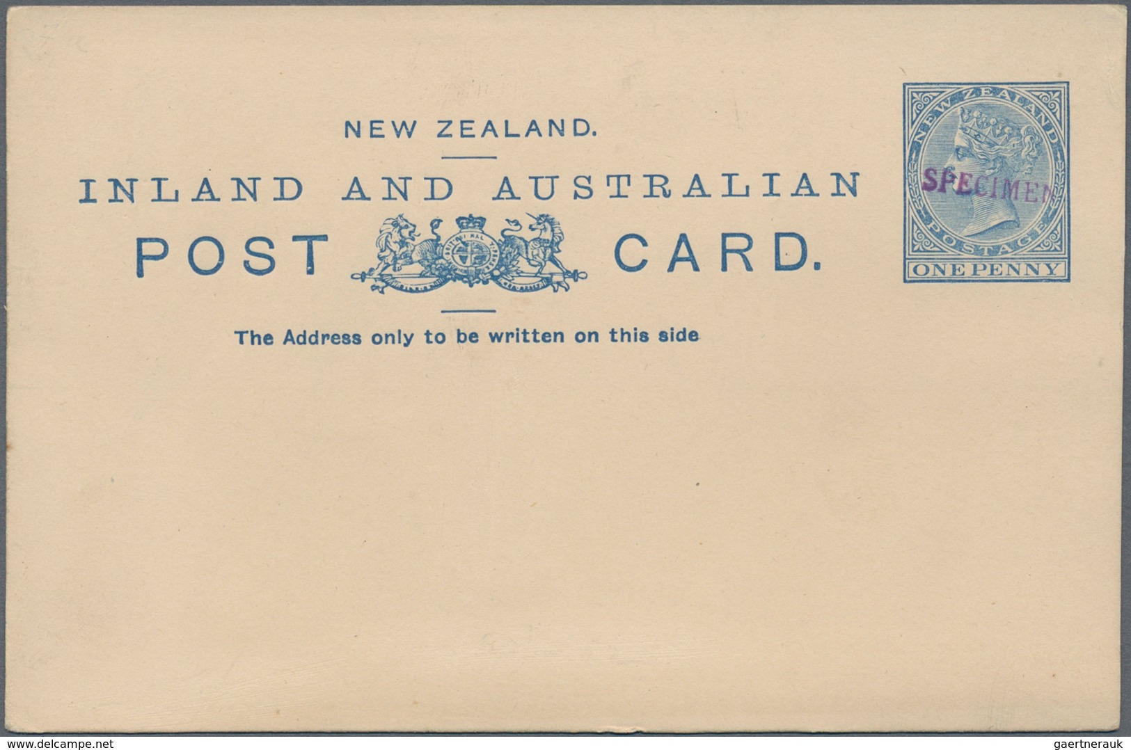 Neuseeland - Ganzsachen: 1876/1940 (ca.), Accumulation With About 160 Mostly Different Postal Statio - Enteros Postales