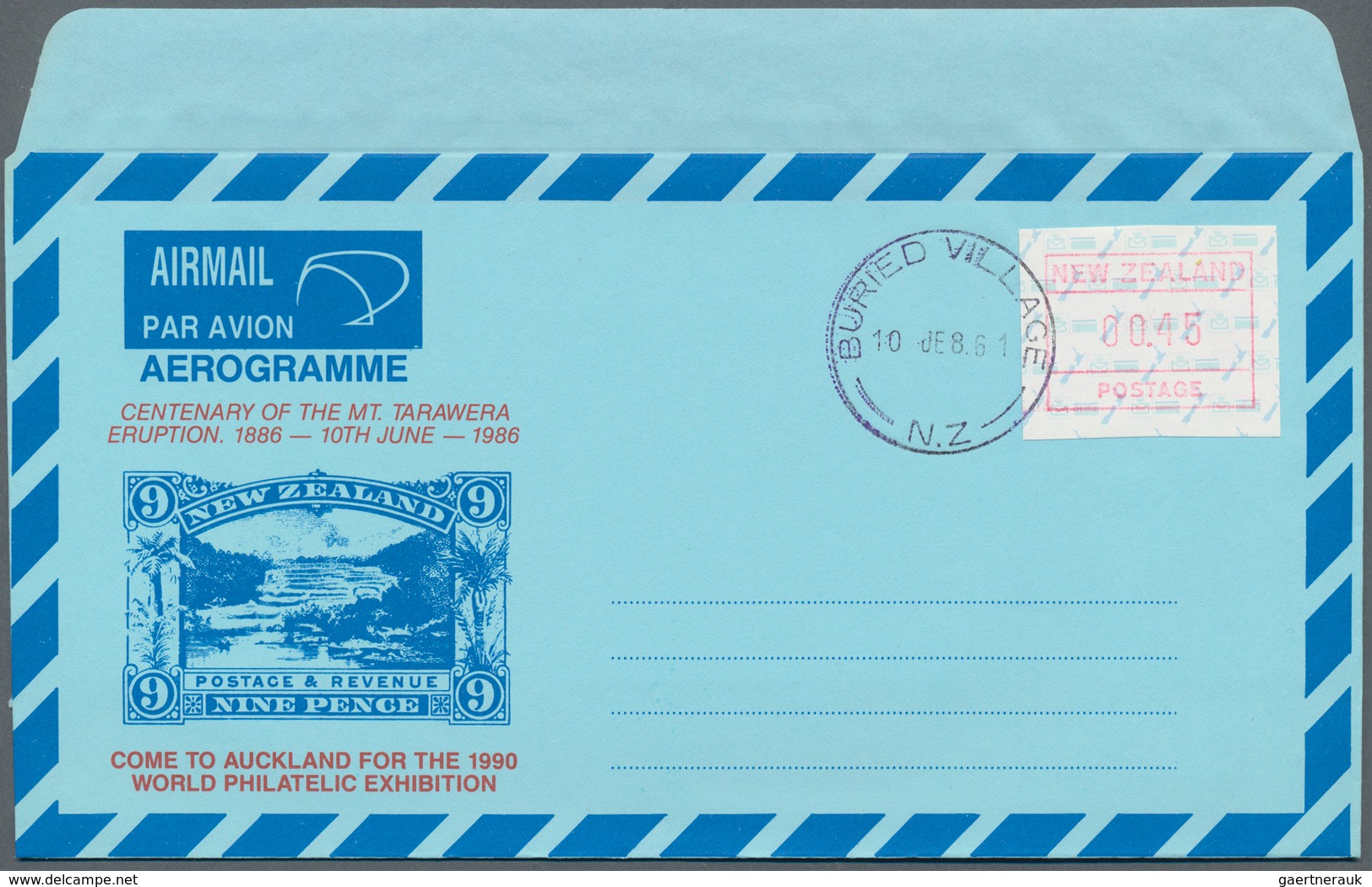 Neuseeland - Ganzsachen: 1978/2000 (ca.), Accumulation With About 680 AEROGRAMMES Incl. Several Form - Enteros Postales